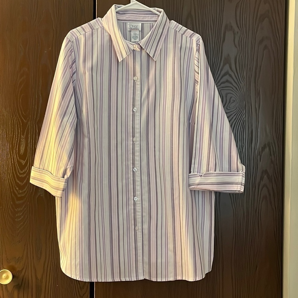Only Necessities 3/4 sleeved blouse. Size 1X.
